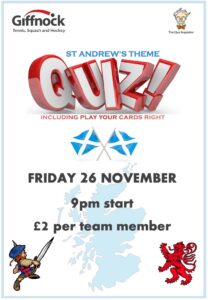 Quiz St Andrews theme
